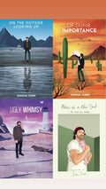 *Four Books* *Signed* Paperback Copies of Joshua Turek Poetry Books "On the Outside Looking Up" & "Of Dumb Importance" & "Ugly Whimsy" & "Notes of a New Dad"